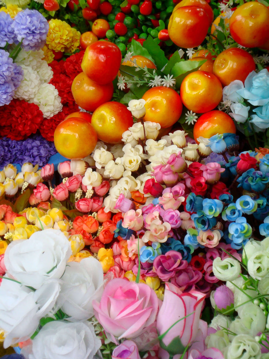 Flores de plástico
